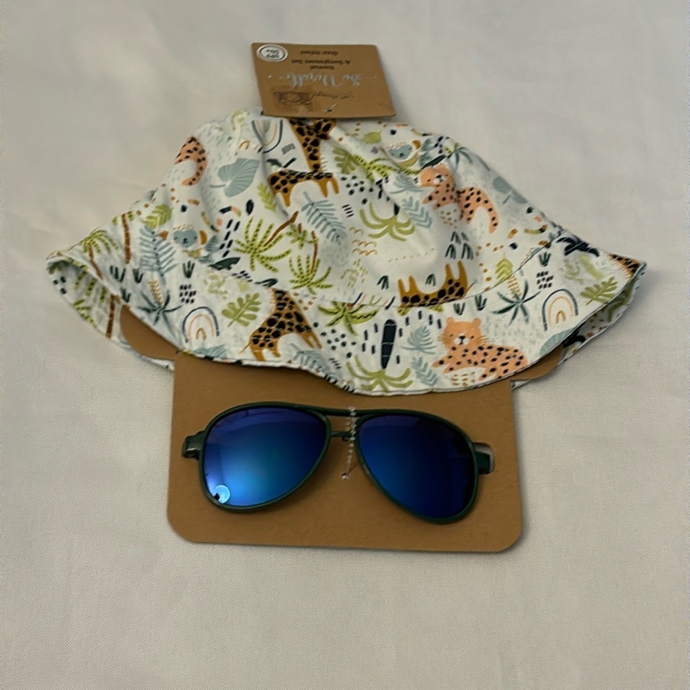 Safari Hat and Sunglasses Set